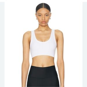 Alo Yoga - Seamless Chosen Bra – White, Size M